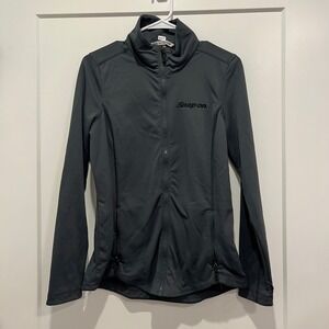 Port Authority Snap-on Womens Small Gray Full Zip Softshell Fleece Lined Jacket